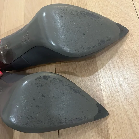 ✨Fendi Gray Stillettos✨ - Picture 8 of 8